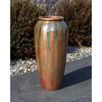 Thumbnail for Oil Jar FNT40203 Ceramic Vase Complete Fountain Kit Vase Fountain Blue Thumb 