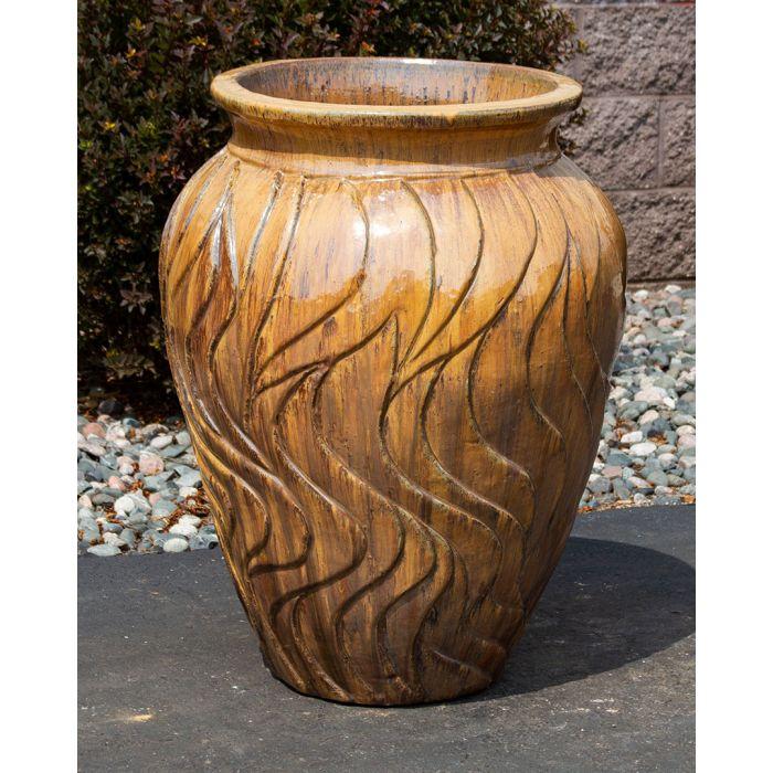 Milano FNT40215 Ceramic Vase Complete Fountain Kit Vase Fountain Blue Thumb 