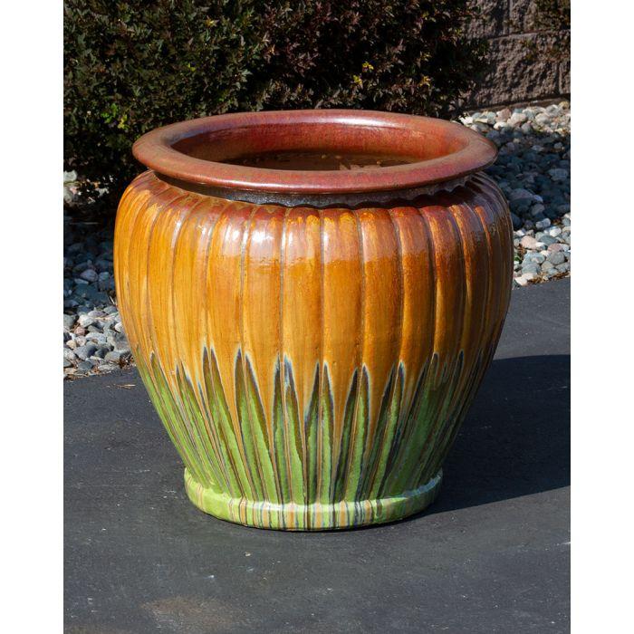 One of a Kind FNT3786 Ceramic Vase Complete Fountain Kit Vase Fountain Blue Thumb 
