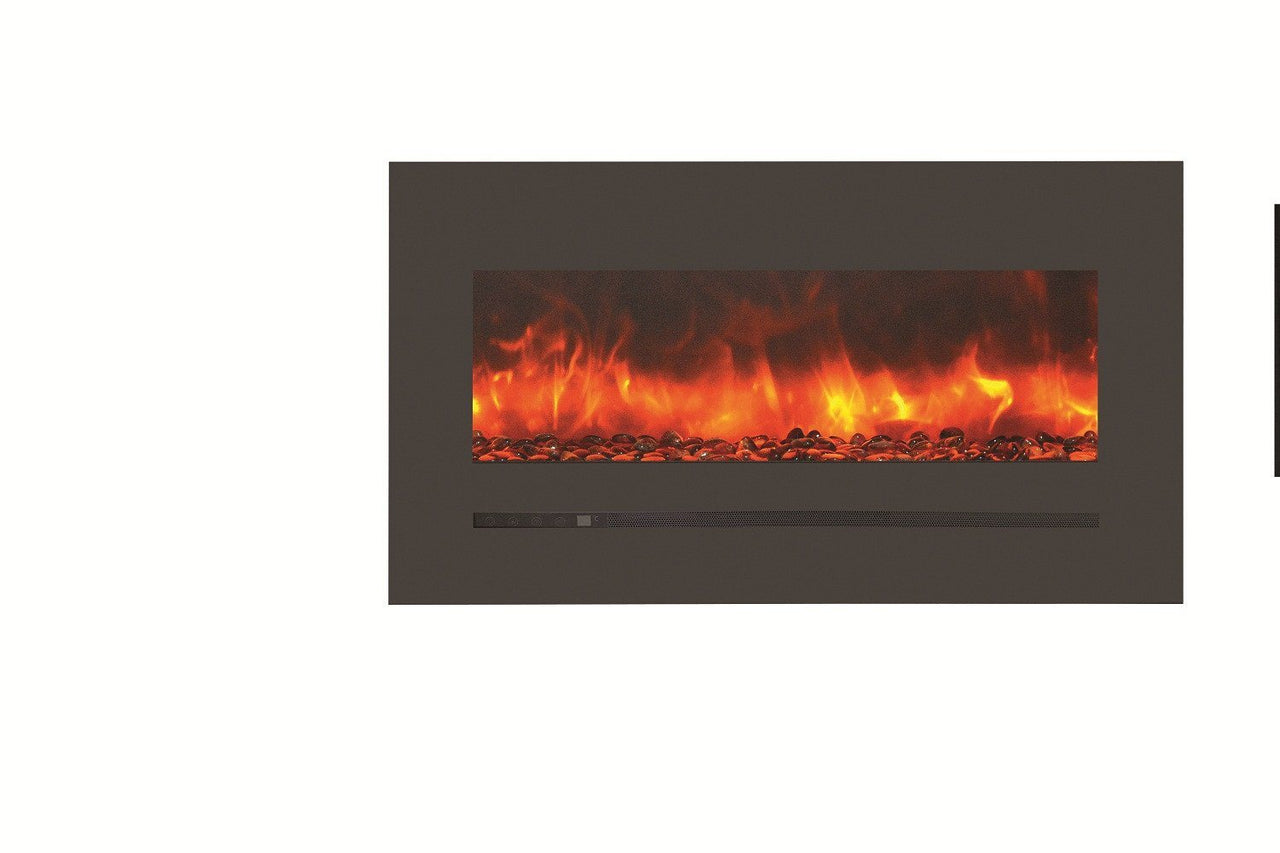 Amantii 34" Electric unit with a 40 x 23 steel surround Electric Fireplace Amantii 