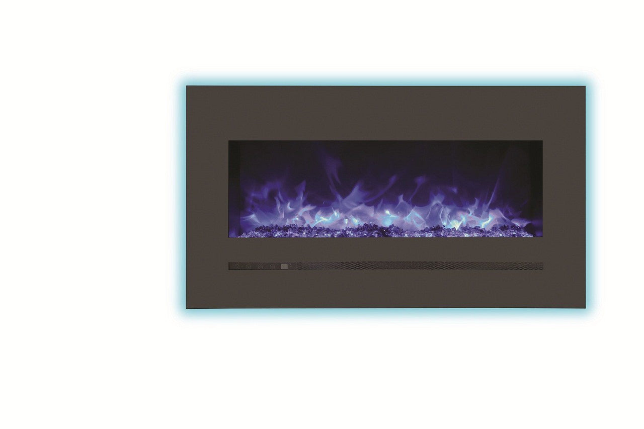 Amantii 34" Electric unit with a 40 x 23 steel surround Electric Fireplace Amantii 