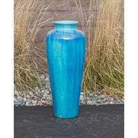 Thumbnail for Closed Top FNT40271 Ceramic Vase Complete Fountain Kit Vase Fountain Blue Thumb 