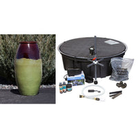 Thumbnail for Oil Jar FNT40329 Ceramic Vase Complete Fountain Kit Vase Fountain Blue Thumb 