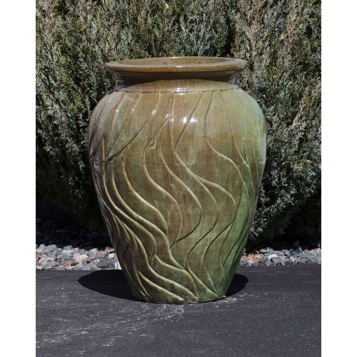 Milano FNT40334 Ceramic Vase Complete Fountain Kit Vase Fountain Blue Thumb 