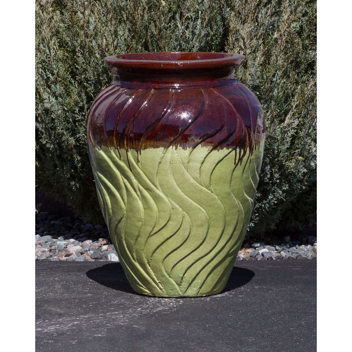 Milano FNT40342 Ceramic Vase Complete Fountain Kit Vase Fountain Blue Thumb 