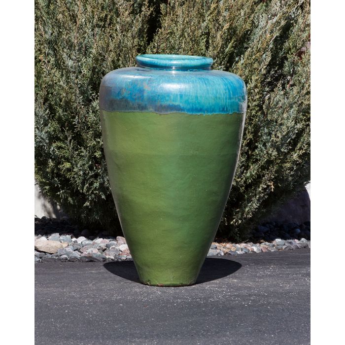 Oil Jar FNT40349 Ceramic Vase Complete Fountain Kit Vase Fountain Blue Thumb 