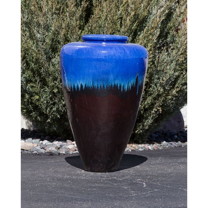 Oil Jar FNT40352 Ceramic Vase Complete Fountain Kit Vase Fountain Blue Thumb 