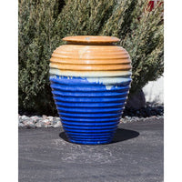 Thumbnail for Genova FNT40363 Ceramic Vase Complete Fountain Kit Vase Fountain Blue Thumb 