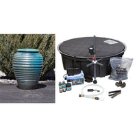 Thumbnail for Genova FNT40364 Ceramic Vase Complete Fountain Kit Vase Fountain Blue Thumb 