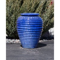 Thumbnail for Genova FNT40369 Ceramic Vase Complete Fountain Kit Vase Fountain Blue Thumb 