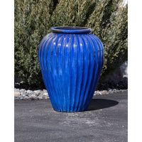 Thumbnail for One of a Kind FNT40379 Ceramic Vase Complete Fountain Kit Vase Fountain Blue Thumb 