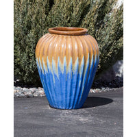 Thumbnail for One of a Kind FNT40380 Ceramic Vase Complete Fountain Kit Vase Fountain Blue Thumb 