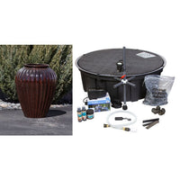 Thumbnail for One of a Kind FNT40381 Ceramic Vase Complete Fountain Kit Vase Fountain Blue Thumb 
