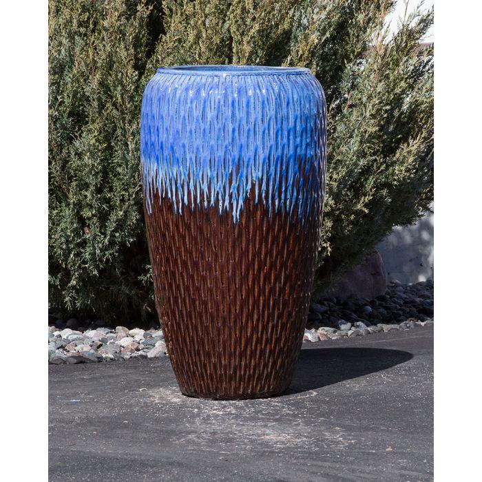 Oil Jar FNT40382 Ceramic Vase Complete Fountain Kit Vase Fountain Blue Thumb 