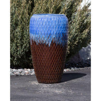 Thumbnail for Oil Jar FNT40382 Ceramic Vase Complete Fountain Kit Vase Fountain Blue Thumb 