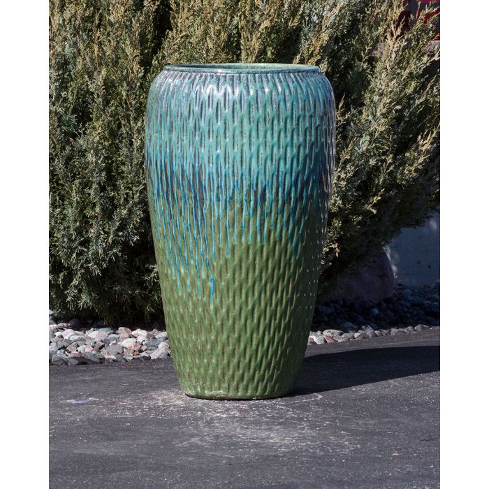 Oil Jar FNT40389 Ceramic Vase Complete Fountain Kit Vase Fountain Blue Thumb 