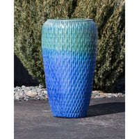 Thumbnail for Oil Jar FNT40392 Ceramic Vase Complete Fountain Kit Vase Fountain Blue Thumb 
