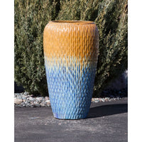 Thumbnail for Oil Jar FNT40393 Ceramic Vase Complete Fountain Kit Vase Fountain Blue Thumb 