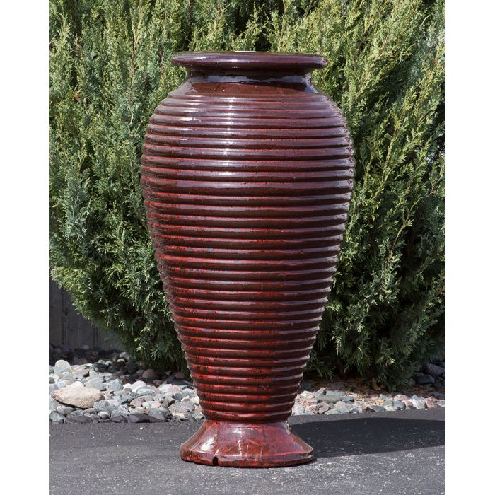 Closed Top FNT40433 Ceramic Vase Complete Fountain Kit Vase Fountain Blue Thumb 