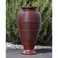 Thumbnail for Closed Top FNT40433 Ceramic Vase Complete Fountain Kit Vase Fountain Blue Thumb 