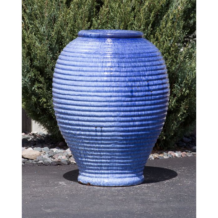 Closed Top FNT40451 Ceramic Vase Complete Fountain Kit Vase Fountain Blue Thumb 