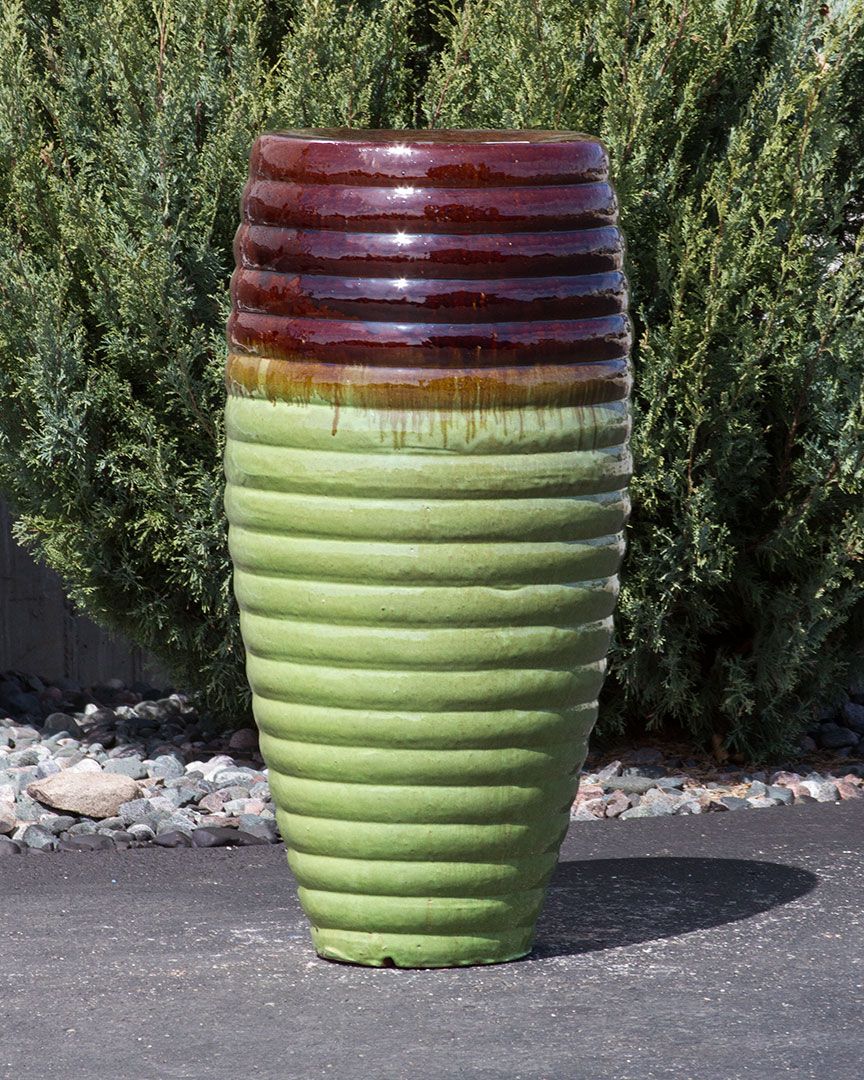 Closed Top FNT40462 Ceramic Vase Complete Fountain Kit Vase Fountain Blue Thumb 