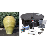 Thumbnail for Genova FNT40472 Ceramic Vase Complete Fountain Kit Vase Fountain Blue Thumb 