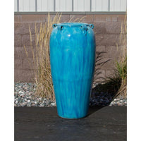 Thumbnail for Amphora FNT40486 Ceramic Vase Complete Fountain Kit Vase Fountain Blue Thumb 