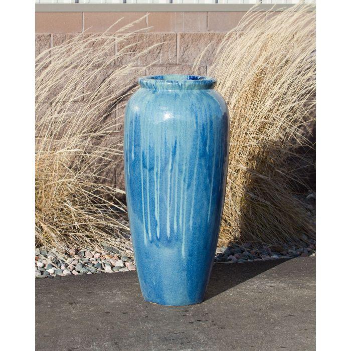 Oil Jar FNT40508 Ceramic Vase Complete Fountain Kit Vase Fountain Blue Thumb 