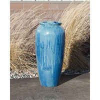 Thumbnail for Oil Jar FNT40508 Ceramic Vase Complete Fountain Kit Vase Fountain Blue Thumb 