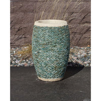 Thumbnail for Stoned Urn FNT40530 Ceramic Vase Complete Fountain Kit Vase Fountain Blue Thumb 