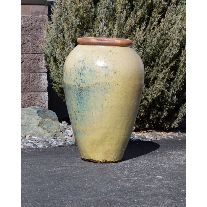 Tuscany FNT40575 Ceramic Triple Vase Complete Fountain Kit Vase Fountain Blue Thumb 