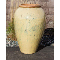 Thumbnail for Tuscany FNT40701 Ceramic Triple Vase Complete Fountain Kit Vase Fountain Blue Thumb 