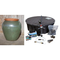 Thumbnail for Oil Jar FNT40724 Ceramic Vase Complete Fountain Kit Vase Fountain Blue Thumb 