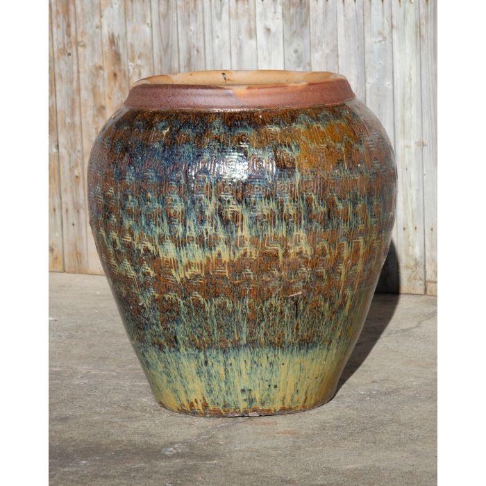 Oil Jar FNT40725 Ceramic Vase Complete Fountain Kit Vase Fountain Blue Thumb 