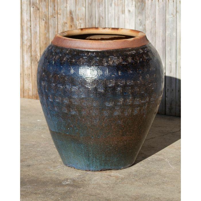 Oil Jar FNT40727 Ceramic Vase Complete Fountain Kit Vase Fountain Blue Thumb 