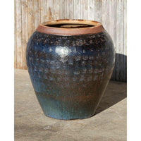 Thumbnail for Oil Jar FNT40727 Ceramic Vase Complete Fountain Kit Vase Fountain Blue Thumb 