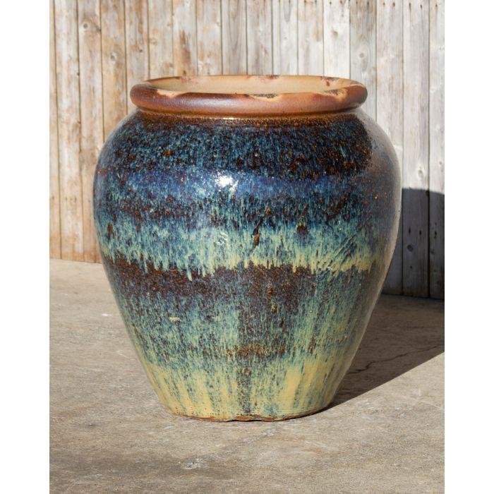 Oil Jar FNT40736 Ceramic Vase Complete Fountain Kit Vase Fountain Blue Thumb 