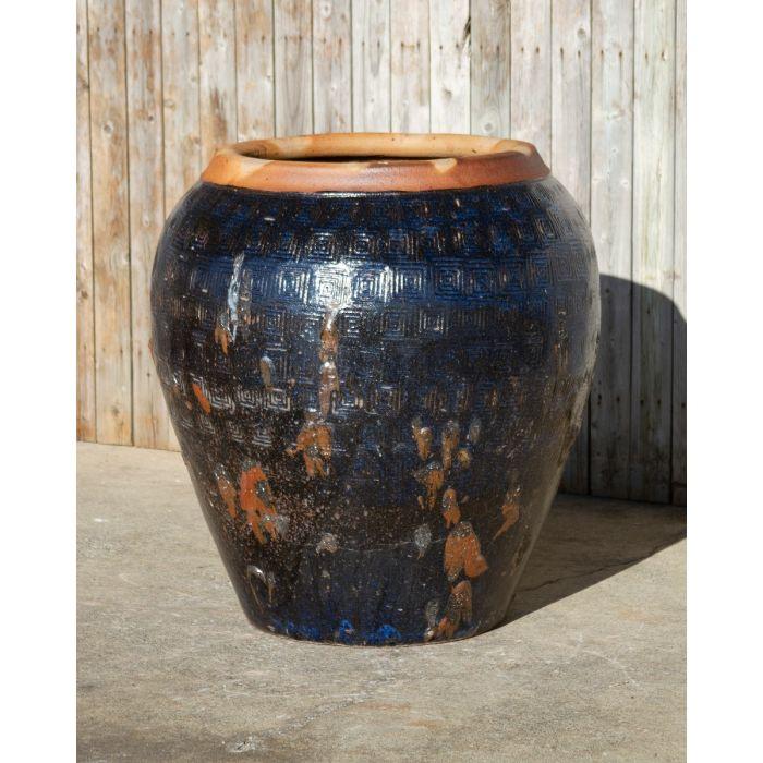 Oil Jar FNT40746 Ceramic Vase Complete Fountain Kit Vase Fountain Blue Thumb 