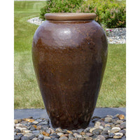 Thumbnail for Tuscany FNT40756 Ceramic Triple Vase Complete Fountain Kit Vase Fountain Blue Thumb 