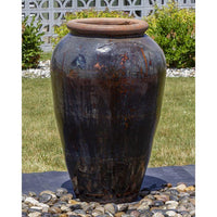 Thumbnail for Tuscany FNT40763 Ceramic Triple Vase Complete Fountain Kit Vase Fountain Blue Thumb 