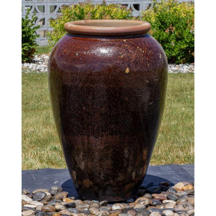 Tuscany FNT40764 Ceramic Triple Vase Complete Fountain Kit Vase Fountain Blue Thumb 