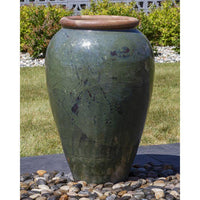 Thumbnail for Tuscany FNT40773 Ceramic Triple Vase Complete Fountain Kit Vase Fountain Blue Thumb 