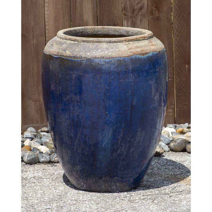One of a Kind FNT40782 Ceramic Vase Complete Fountain Kit Vase Fountain Blue Thumb 