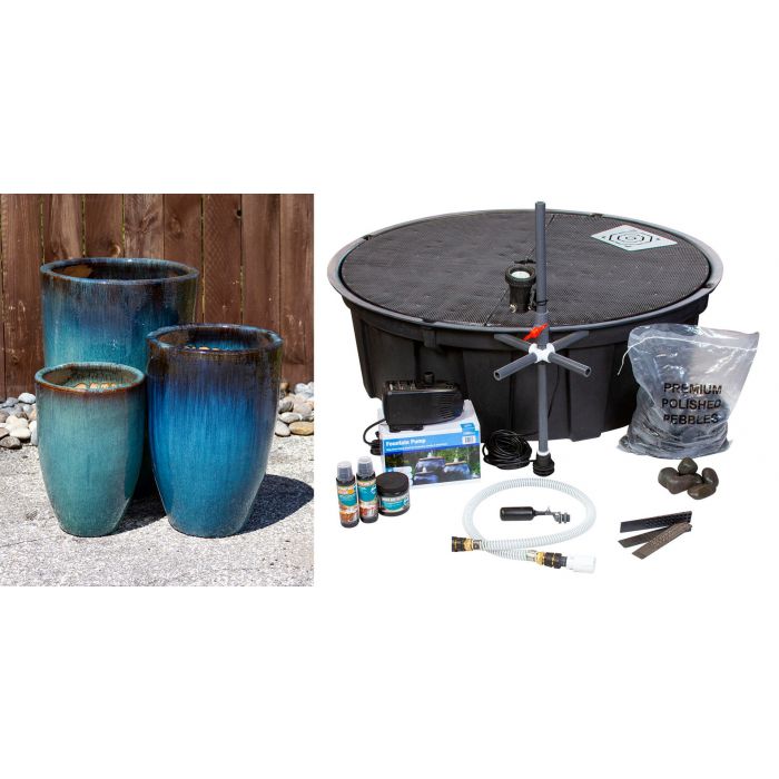 Tivoli Fountain Kit - FNT40786 Vase Fountain Blue Thumb 