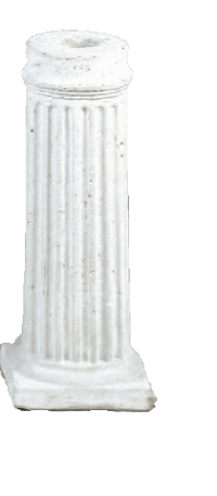 Thumbnail for Travertino Gazing Globe Stand Cast Stone Outdoor Columns Tuscan 