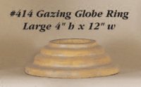 Thumbnail for Gazing Globe Ring Cast Stone Outdoor Asian Collection Accessories Tuscan 