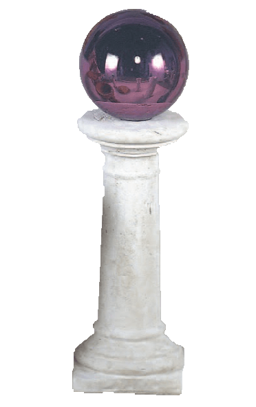 Frammento Gazing Globe Stand Cast Stone Outdoor Asian Collection Columns Tuscan 