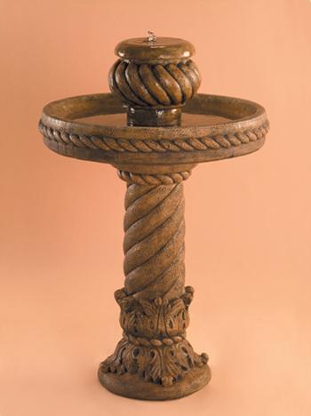 Ornate Swirl Fountain Fountain Fiore Stone 
