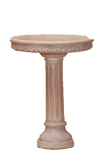 Olivia Bird Bath Cast Stone Outdoor Asian Collection BirdBath Tuscan 